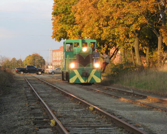 Train action in St. Thomas
